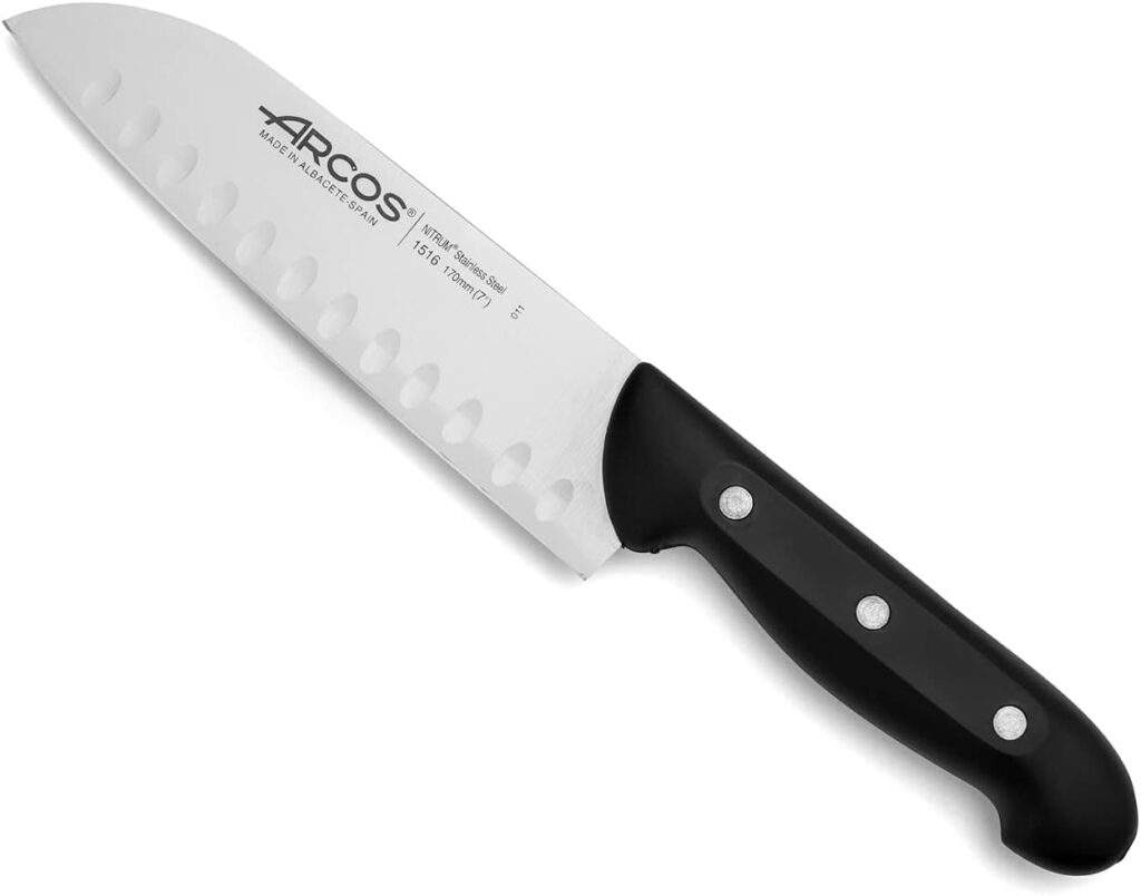 Arcos Cuchillo Santoku Acero Inoxidable Nitrum. Cuchillo...