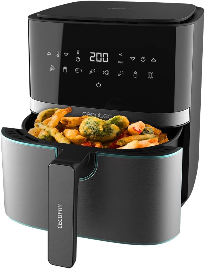 Cecotec Freidora sin Aceite de 5,5 L de Aire Caliente Cecofry...