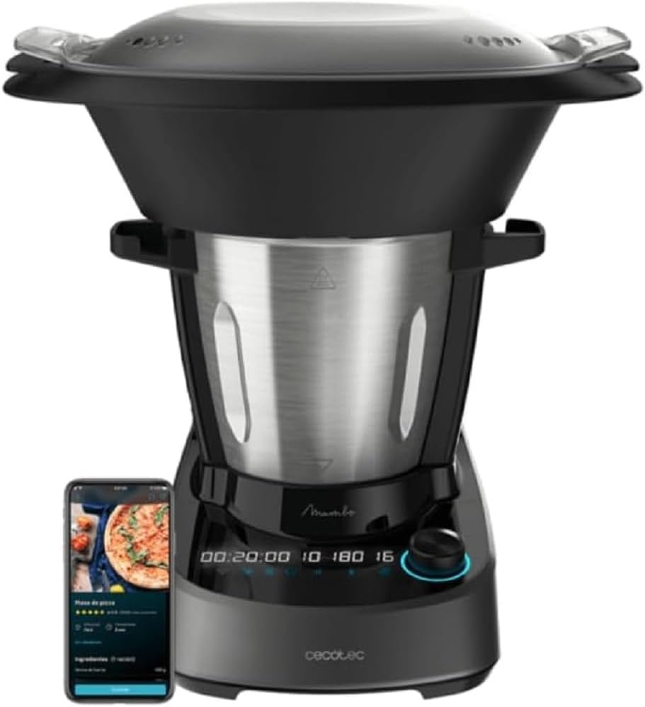 Cecotec Robot de Cocina Multifunción Mambo 11090. 1600 W, 37...