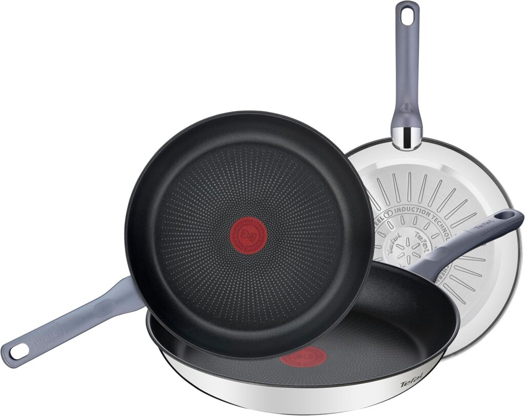 Tefal Daily Cook – Juego de Sartenes de 20/24/26 cm...