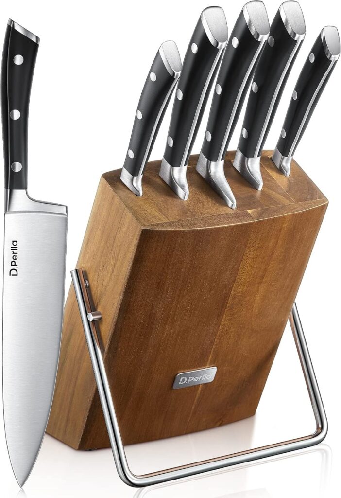 D.Perlla Juego de Cuchillos de Cocina Profesional 6 piezas...