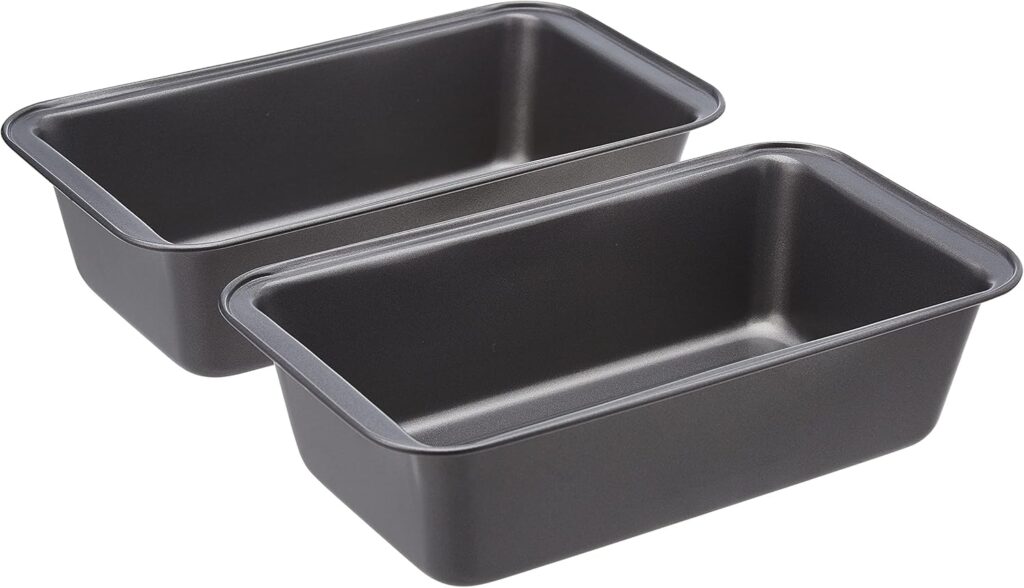 Amazon Basics Rectangular Molde antiadherente para pan de...